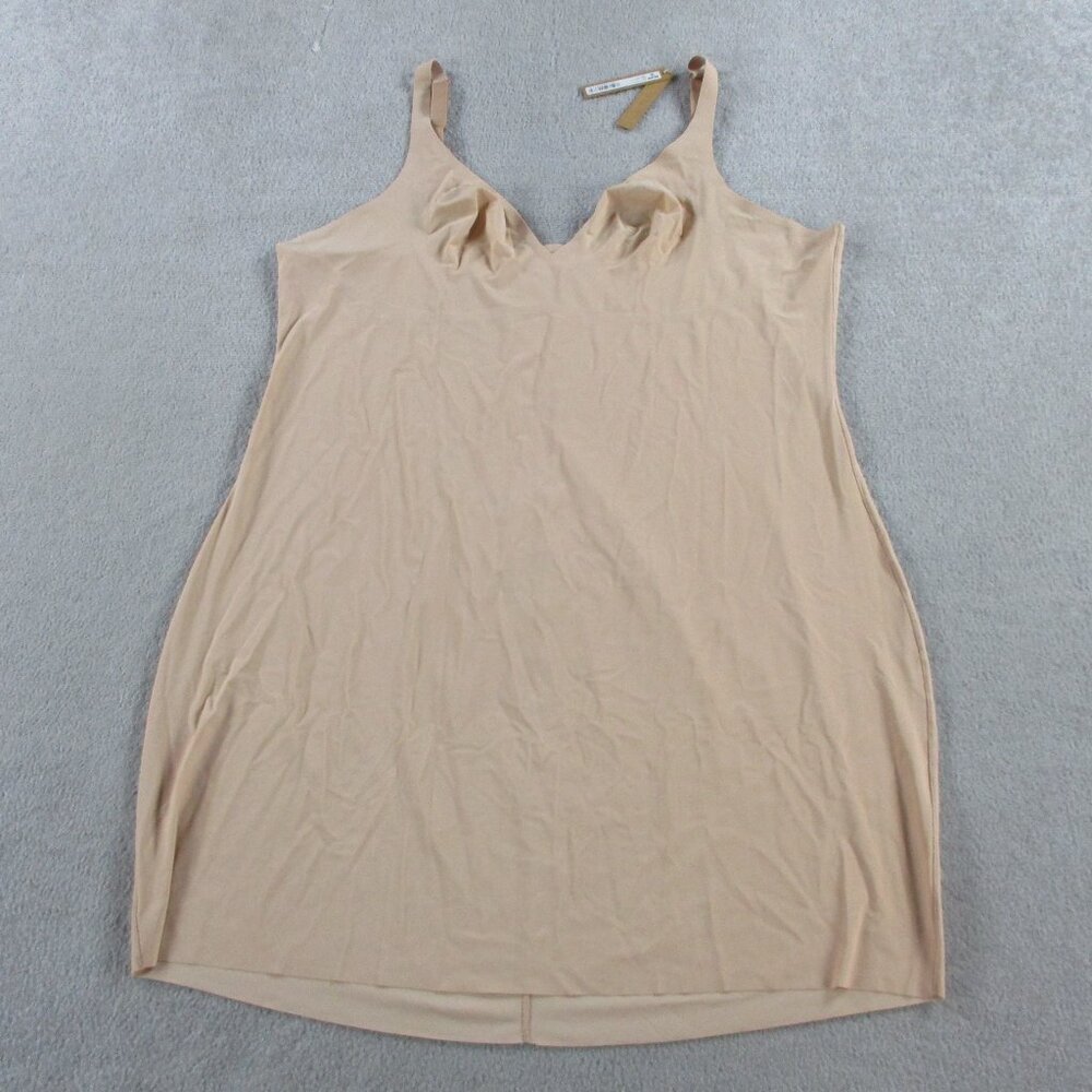 SKIMS Foundations Slip Dress Womens 4X Clay Plus Size Shapewear NWT NEW - Picture 2 of 10